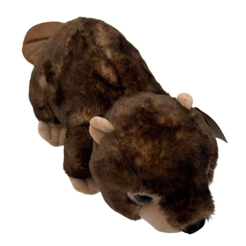 The Petting Zoo Wild Onez Beaver Plush 12